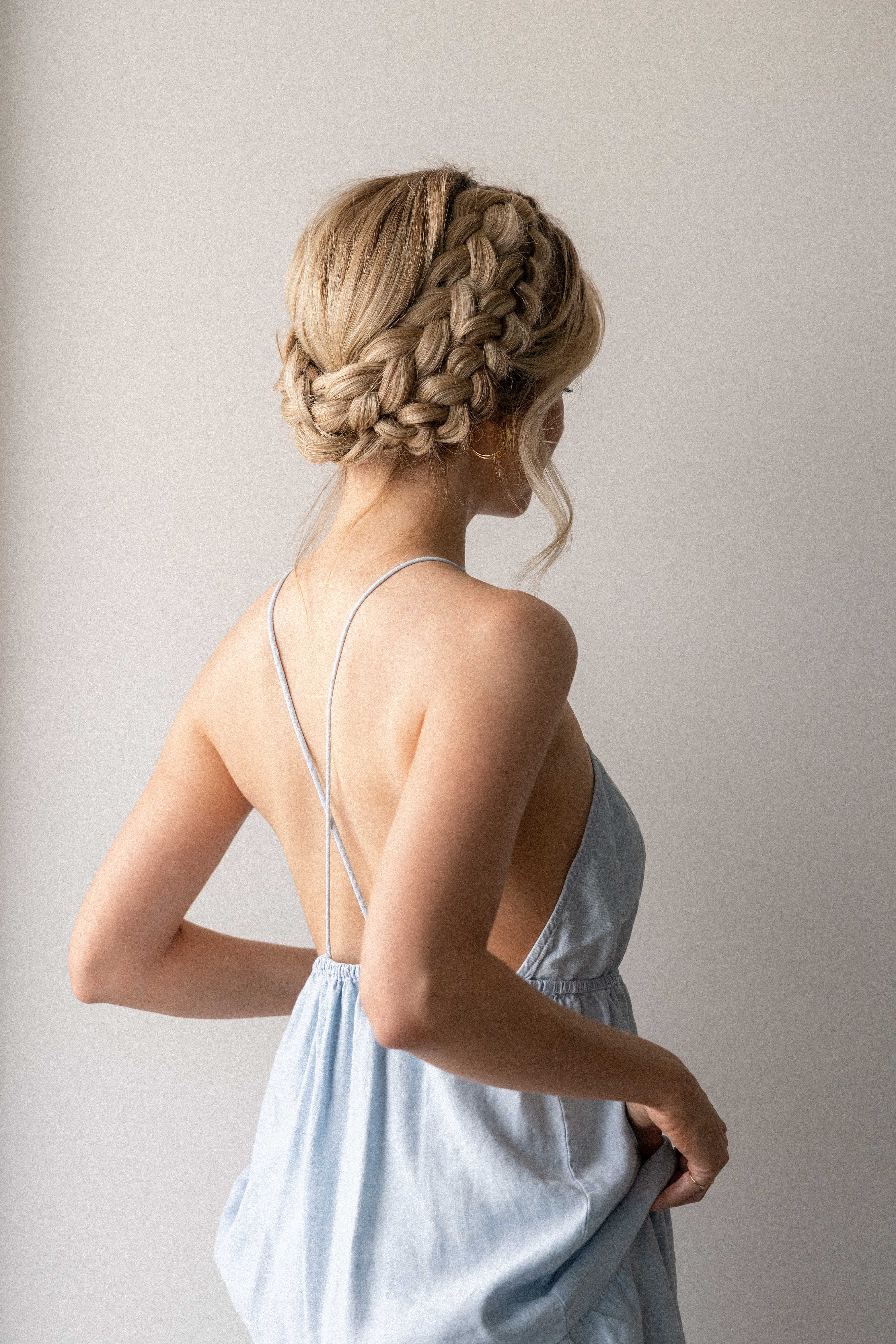 easy-crown-braid-updo-perfect-for-prom-weddings-graduation-summer